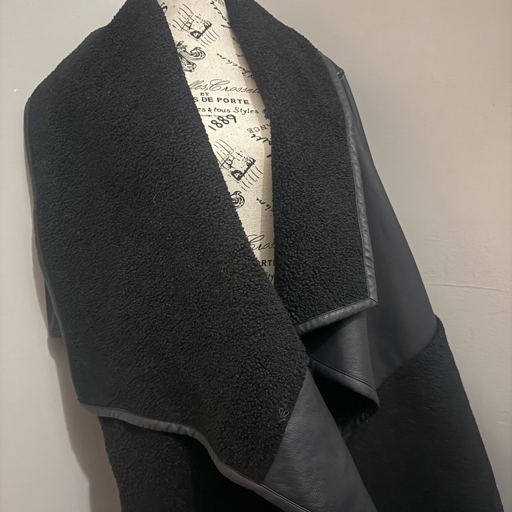 SPANX Black Teddy Jacket